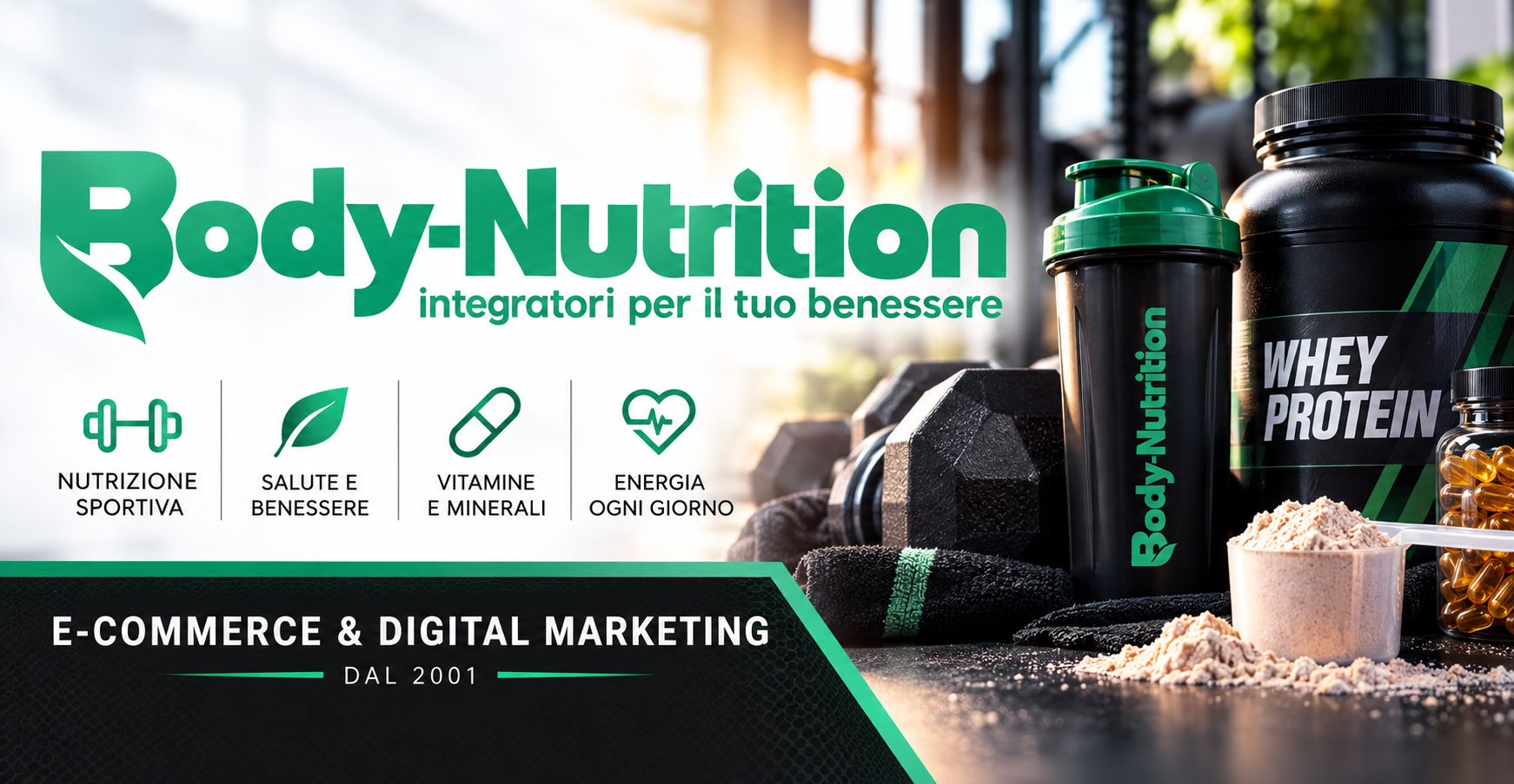 Body Nutrition: e-commerce di integratori alimentari